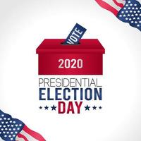 presidential election day vector illustration