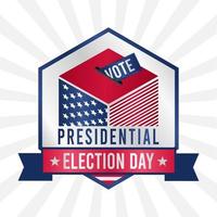 presidential election day vector illustration