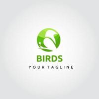 Birds logo design vector. Suitable for your business logo vector