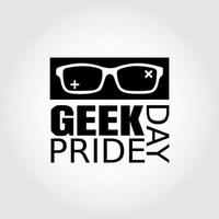 geek pride day vector lllustration