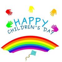 happy childrens day vector lllustration