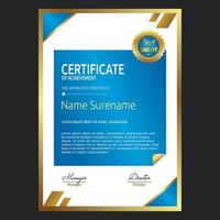 certificate design template vector illustraton.