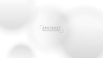 white geometric background. circle shape blur effect concept .modern template for websites, brochures and covers. vector