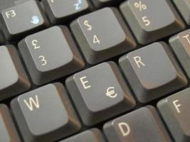 Computer keyboard keys photo