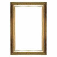 Isolated wooden frame photo