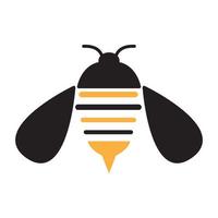 forma moderna mosca abeja miel logotipo símbolo icono vector gráfico diseño ilustración idea creativa