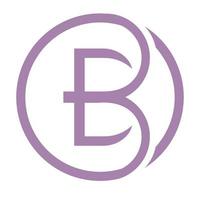 Initial B logo design for boutique or beauty inspiration vector