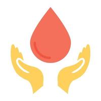 Blood Donation Concepts vector