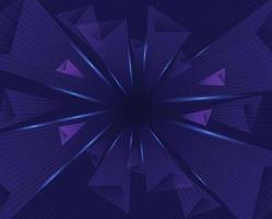 Dark Purple Geometric Triangle Shapes Background vector