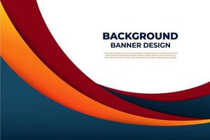 Colorful Wave Background For Banner, Sales promotion, Business Poster Design And Business Presentation vector