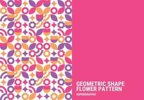 Geometric Shapes Pattern Background vector