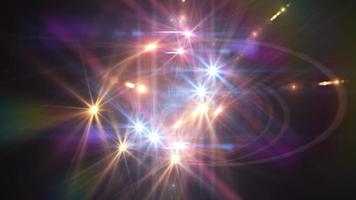 A pulsing cascade of shimmering, sparkling lights - Loop video