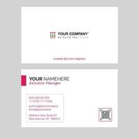 Simple Modern Business Card Design vector