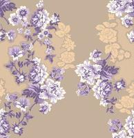 flowers seamless pattern vector editable printable