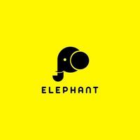 logo elephant for business company vector