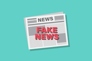 Fake news vector illustration