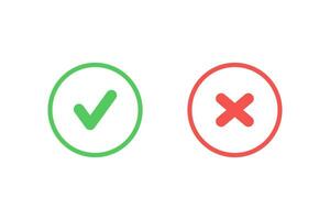 Check mark icon sign vector