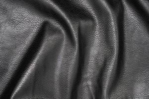 photo black leather texture close up