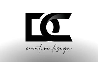 diseño de logotipo de letra dc con elegante aspecto minimalista. vector de icono dc con diseño creativo aspecto moderno.