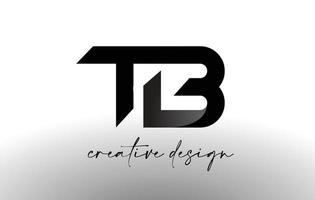 diseño de logotipo de letra tb con aspecto minimalista elegante.vector de icono de tb con diseño creativo aspecto moderno. vector