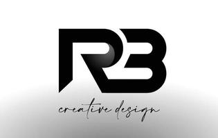 RB Letter Logo Design with Elegant Minimalist Look.RB Icon vector with creative design modern look.