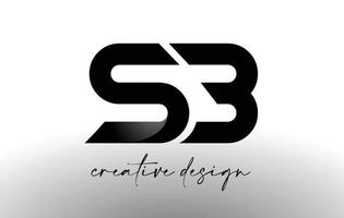 diseño de logotipo de letra sb con elegante aspecto minimalista.vector de icono sb con diseño creativo aspecto moderno. vector