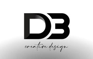 diseño de logotipo de letra db con aspecto minimalista elegante.vector de icono db con diseño creativo aspecto moderno. vector