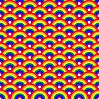 Seamless pattern background of rainbow. Beautiful backdrop for LGBTQ concept. vector