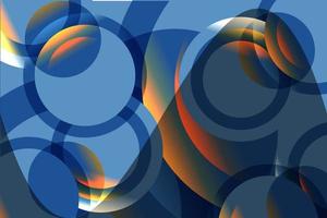 Colorful of curve or waves on blue background, abstract backdrop for technology banner. vector
