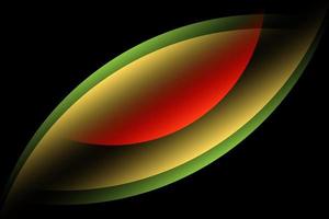 Colorful of curve or waves on black background, abstract backdrop for technology banner. vector