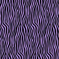 Purple Zebra Animal Motif Vector Seamless Pattern Design