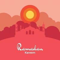 Illustration vector graphic of Days of Ramadan Kareem. Perfect for Ramadan poster card, Ramadan template, etc.