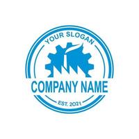 factory industry logo , industrial logo vector