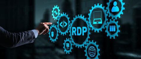 RDP Remote Desktop Protocol. Terminal Services photo