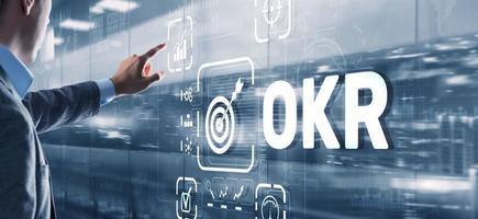 Objectives and Key Results OKR. Methods for project management photo