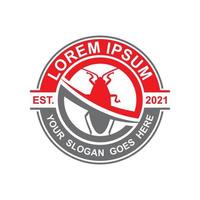 pest control logo , pesticide logo vector