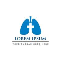 logotipo pulmonar, vector del logotipo pulmonar