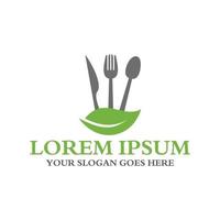 nature food logo , restaurant logo vector