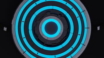 abstract background of Sci Fi Modern Futuristic hud ui power podium stage, 3D illustration rendering photo