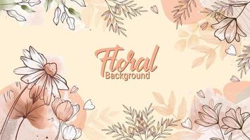 Floral Background Design vector