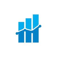 Progress Chart Vector , Finance Logo