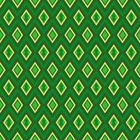 Green geometic seamless pattern for st patrick day concept vector