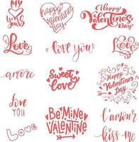 Vectores de love valentine sticker icon