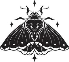 vintage butterfly illustration good for tattoo design vector