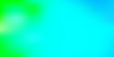 Light blue, green vector blur pattern.