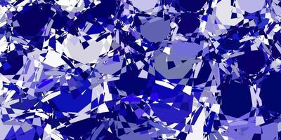 Light Pink, Blue vector background with polygonal forms.