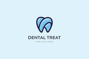 diseño de logo dental vector