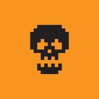 Skull Vector Pixel Illustration