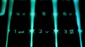 Gaming Keyboard with backlit keys photo