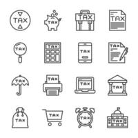 tax  icon  vector  illustration .